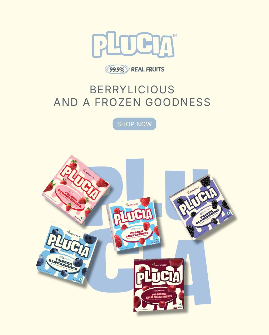 Agrophonics | Plucia Frozen Berries and Frozen Fruits